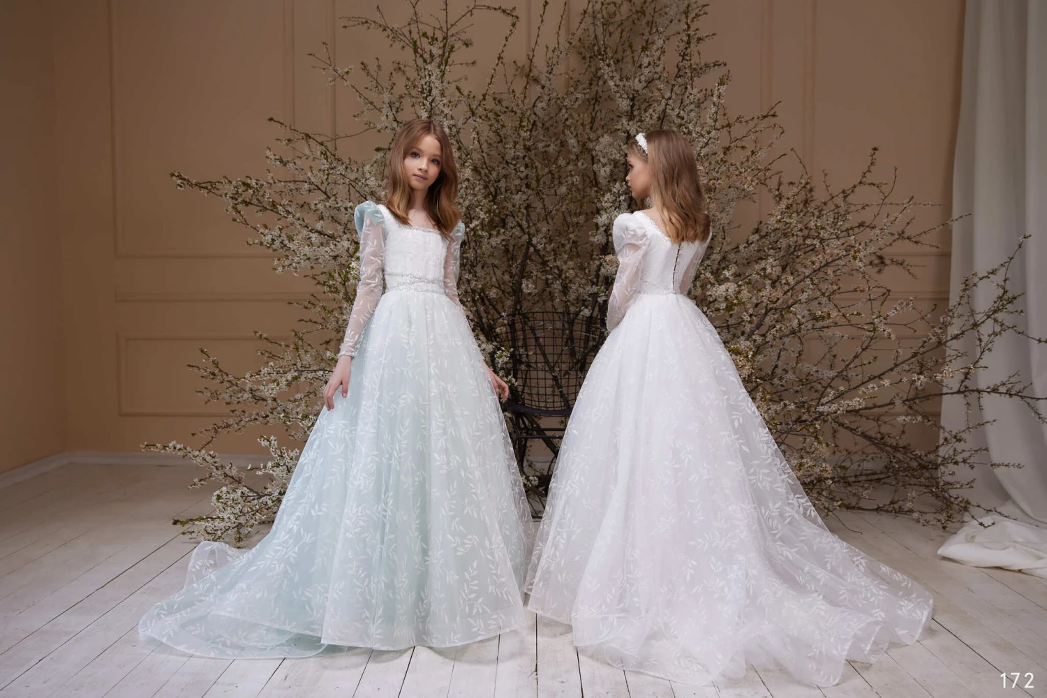 Marion Romantic Girl Dress With Long Sleeves(Marion) 3 Marion Romantic Girl Dress With Long Sleeves(Marion) - Image 3