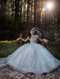 Agen Dress In Sprkly Lace(Agen)