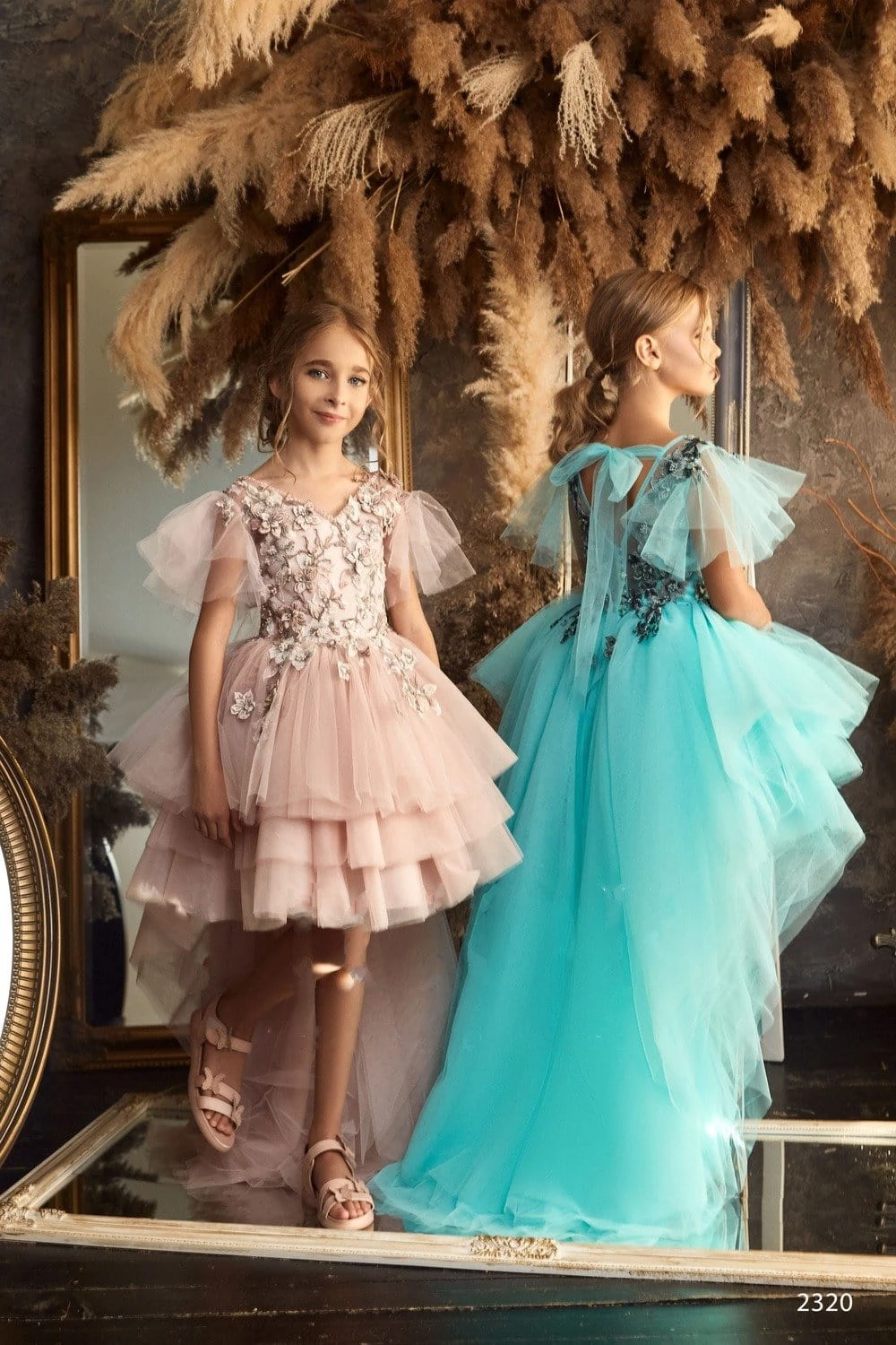 L2320 Tiffany Hi Low Prom Dress(Tiffany Hi Low Prom Dress) 2 L2320 Tiffany Hi Low Prom Dress(Tiffany Hi Low Prom Dress) - Image 2