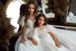 L2332 Flutter Sleeve Dress For A Wedding Guest(L2332 Flutter Sleeve Dress For Wedding Guest) -Mia Bambina Store 2332 4