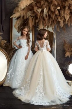 L2334 Long White Ballgown For Bridesmaids(L2334 Long White Ballgown For Bridesmaids)