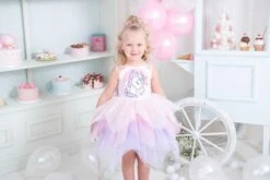 Unicorn Birthday Tutu Dress For Little Girls(Unicorn Birthday Tutu Dress For Little Girls) -Mia Bambina Store 30137PR R10 4