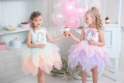 Unicorn Birthday Tutu Dress For Little Girls(Unicorn Birthday Tutu Dress For Little Girls) -Mia Bambina Store 30137PR R10 5