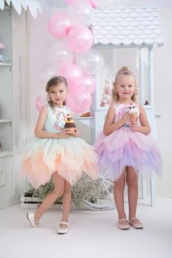 Unicorn Birthday Tutu Dress For Little Girls(Unicorn Birthday Tutu Dress For Little Girls) -Mia Bambina Store 30137PR R10 6