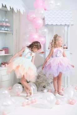 Unicorn Birthday Tutu Dress For Little Girls(Unicorn Birthday Tutu Dress For Little Girls) -Mia Bambina Store 30137PR R10 7