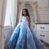 Blue Quinceanera Dress Ball Gown(3103 Blue Quinceanera Dress Ball Gown)