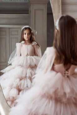 Ruffled Tulle Dress With Straps(3105 Ruffled Tulle Dress With Straps) 9 Ruffled Tulle Dress With Straps(3105 Ruffled Tulle Dress With Straps) -Mia Bambina Store 3105 3