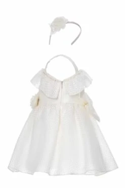 Ruffle Shoulder Toddler Dress For Special Occasions(Copy Of Bow Shoulder Toddler Dress For Special Occasions) -Mia Bambina Store 31068PR 001 2