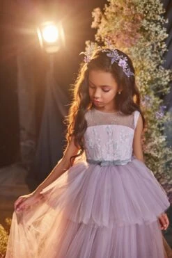 3204 Sleeveless Tiered Maxi Dress(Sleeveless Tiered Maxi Dress Prom Wedding)