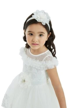 Lace High-Low Baby Dress(32104pr In Size 6 18 Months Ivory) -Mia Bambina Store 32104PRecru 3