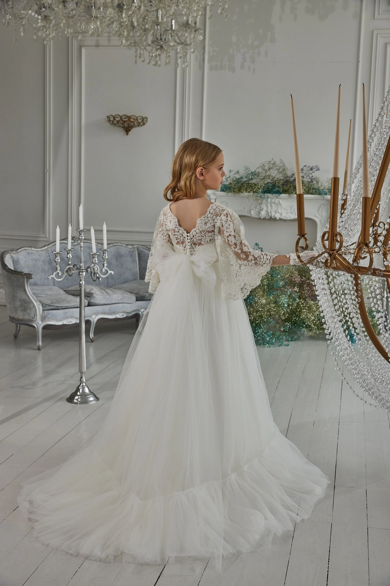 Long Sleeve First Communion Dress(Long Sleeve First Communion Dress) 3 Long Sleeve First Communion Dress(Long Sleeve First Communion Dress) - Image 3