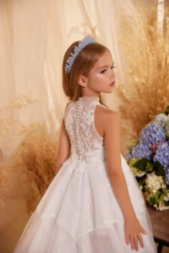 Phoenix Flower Girl Dress For Destination Wedding(Phoenix Flower Girl Dress) 9 Phoenix Flower Girl Dress For Destination Wedding(Phoenix Flower Girl Dress) -Mia Bambina Store 3645 5
