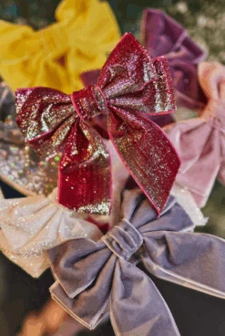 Velvet Hair Bow Clip(Velvet Hair Bow Clip A10n)