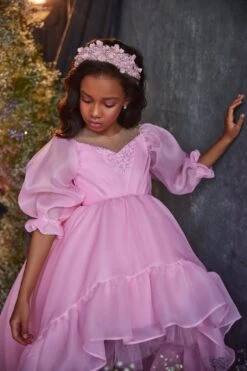 Pink Crystal Tiara Hairband(Pink Crystal Tiara Hairband A19n)