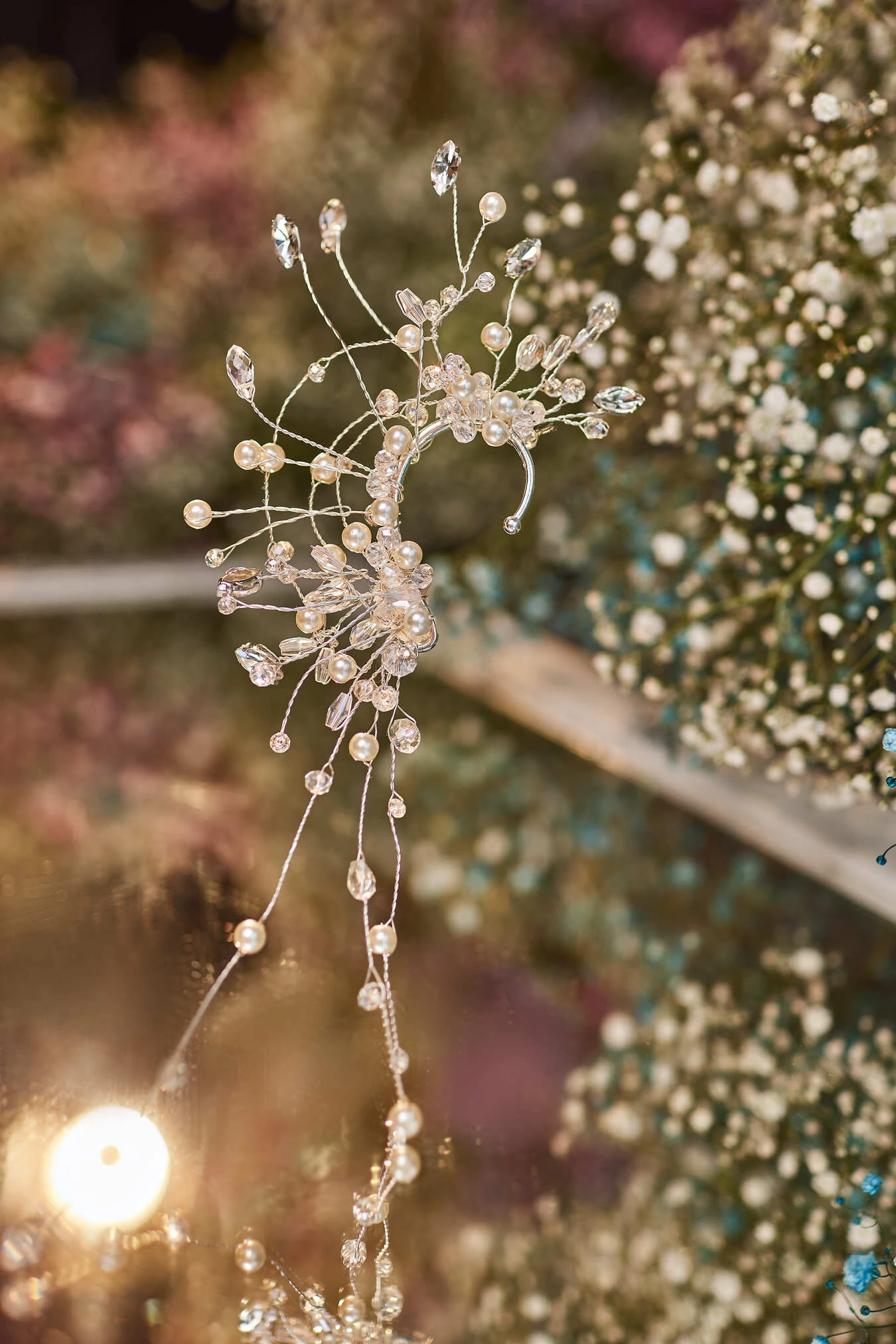 Bridal Ear Wrap Floral Ear Cuff Earring(Bridal Ear Wrap Floral Ear Cuff A27n) 2 Bridal Ear Wrap Floral Ear Cuff Earring(Bridal Ear Wrap Floral Ear Cuff A27n) - Image 2