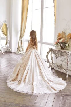 ANNE - Ball Gown First Communion / Baptism Dress(Anne Ball Gown First Communion Baptism Dress) -Mia Bambina Store A65X4334