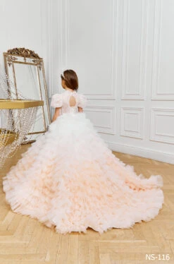 Waterfall Dream Gown(Waterfall Dream Gown) 5 Waterfall Dream Gown(Waterfall Dream Gown) -Mia Bambina Store MIA BAMBINA BOUTIQUE Waterfall Dream Gown 2