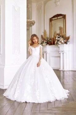ANNE - Ball Gown First Communion / Baptism Dress(Anne Ball Gown First Communion Baptism Dress) -Mia Bambina Store NS 52.1