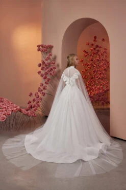 Cassiopeia Dress With Attached Cape(Cassiopeia Dress With Attached Cape) -Mia Bambina Store PR104 3