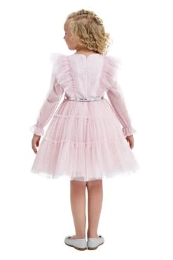 Jamel - Teen Girl Dress With Long Sleeves(Jamel Dress With Overskirt) -Mia Bambina Store Pamina 0026