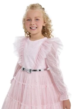 Jamel - Teen Girl Dress With Long Sleeves(Jamel Dress With Overskirt) -Mia Bambina Store Pamina 0030