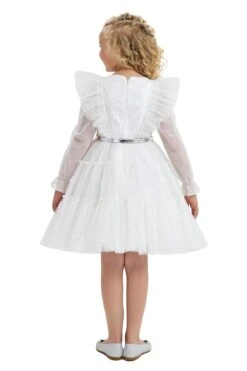 Jamel - Teen Girl Dress With Long Sleeves(Jamel Dress With Overskirt) -Mia Bambina Store Pamina 0133
