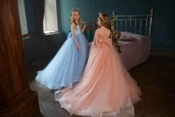 Flower Girl Dress With Long Sleeves(Black Flower Girl Dress With Long Sleeves 3142) -Mia Bambina Store black flower girl dress with long sleeves 3142 pentelei 15408204120129