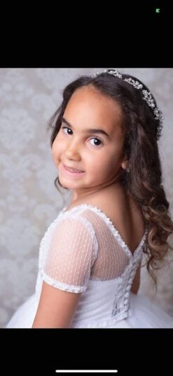 Columbus Girls First Communion Dress(Columbus Girls Dress For Communion) -Mia Bambina Store columbus girls first communion dress pentelei 15234246082625