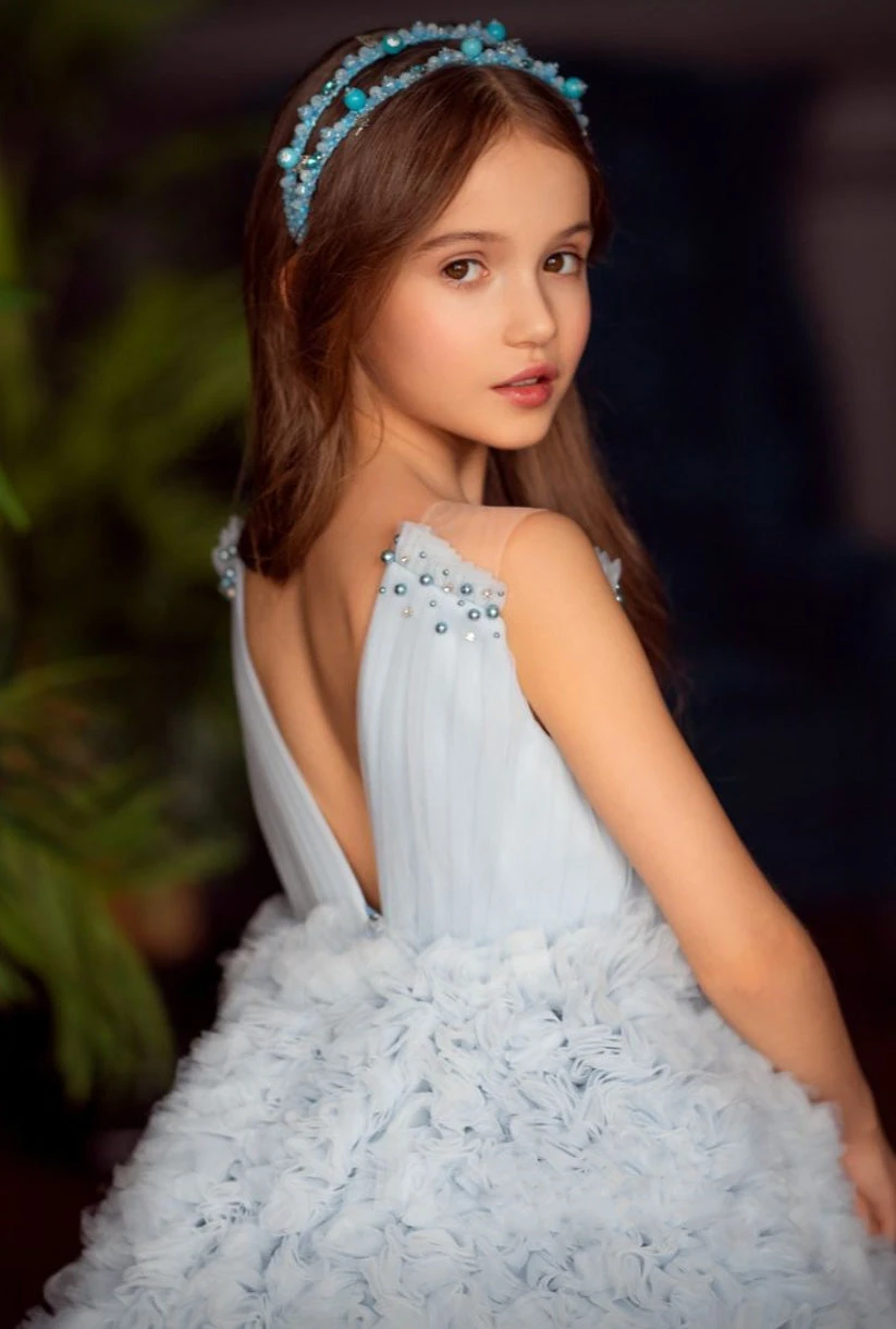 Blue Quinceanera Dress Ball Gown(3103 Blue Quinceanera Dress Ball Gown) 3 Blue Quinceanera Dress Ball Gown(3103 Blue Quinceanera Dress Ball Gown) - Image 3