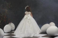 Little Princess Dress In Sparkly Tulle(Little Princess Lace Tulle Sparkly Dress) -Mia Bambina Store little princess lace tulle sparkly dress mia bambina boutique 2