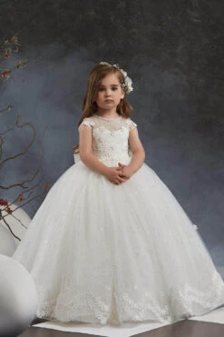 Little Princess Dress In Sparkly Tulle(Little Princess Lace Tulle Sparkly Dress)