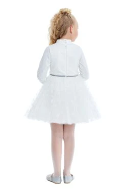 White Girls Outfit Set With Sleeveless Dress And Long-sleeved Shirt(2 Piece Girls Set With Sleeveless Dress And Long Sleeved Shirt) 13 White Girls Outfit Set With Sleeveless Dress And Long-sleeved Shirt(2 Piece Girls Set With Sleeveless Dress And Long Sleeved Shirt) -Mia Bambina Store mia bambina boutique 2 piece girls set with sleeveless dress and long sleeved shirt 6