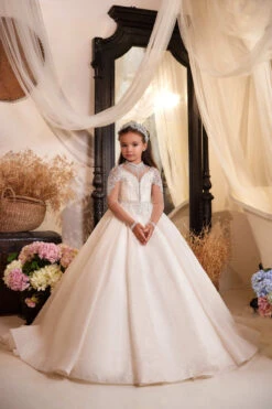 Berta Beaded Flower Girl Dress For Special Occasions(Berta Beaded Flower Girl Dress For Special Occasions)