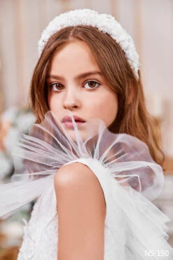 Classy V-cut Back Flower Girl Dresses(Classy V Cut Back Flower Girl Dresses) -Mia Bambina Store mia bambina boutique Classy V cut back Flower Girl Dresses 3