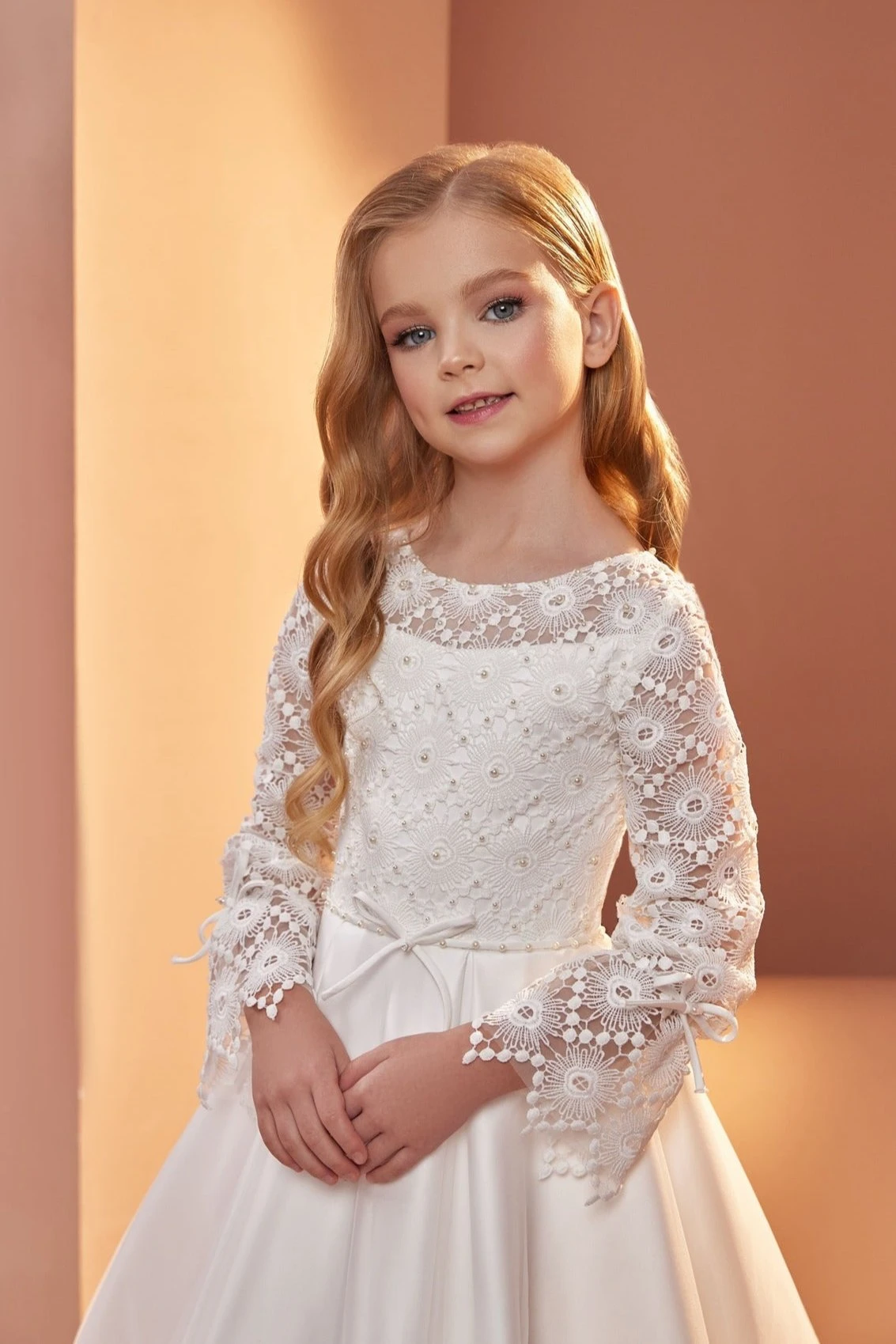 Elegant Pearl-Embroidered Dress With Lace Details(Elegant Pearl Embroidered Dress With Lace Details) 2 Elegant Pearl-Embroidered Dress With Lace Details(Elegant Pearl Embroidered Dress With Lace Details) - Image 2