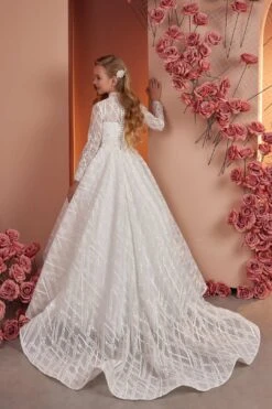 Enchanted Floral Elegance Dress(Enchanted Floral Elegance Dress) -Mia Bambina Store mia bambina boutique Enchanted Floral Elegance Dress 2