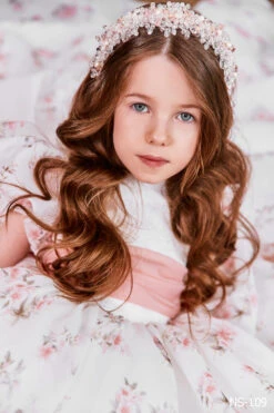 Girl Spring Dress With Sash(Girl Spring Dress With Sash) -Mia Bambina Store mia bambina boutique Girl Spring Dress with Sash 3