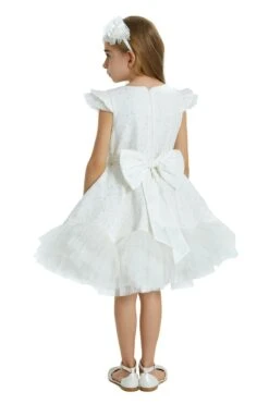Girls Lace And Tulle Tutu Dress With Ruffles(Girls Lace And Tulle Tutu Dress With Ruffles) 14 Girls Lace And Tulle Tutu Dress With Ruffles(Girls Lace And Tulle Tutu Dress With Ruffles) -Mia Bambina Store mia bambina boutique Girls Lace and Tulle Tutu Dress with Ruffles white 4