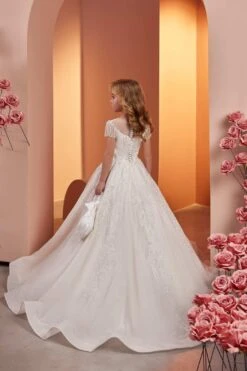Glittering Wedding Dress(Glittering Wedding Dress) -Mia Bambina Store mia bambina boutique Glittering wedding dress 2