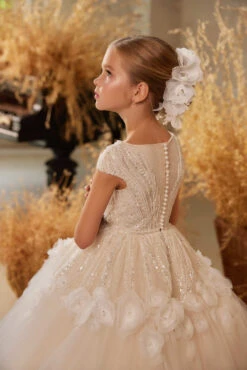 Jasmine Flower Girl Dress(Jasmine) -Mia Bambina Store mia bambina boutique Jasmine Flower Girl Dress 4