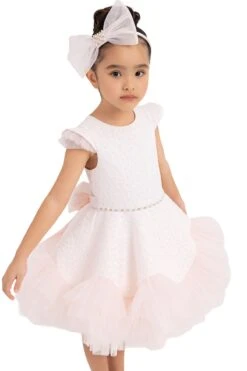 Light Pink Tutu Dress For Little Girl(Light Pink Tutu Dress For Little Girl) -Mia Bambina Store mia bambina boutique Light Pink Tutu Dress for Little Girl 2