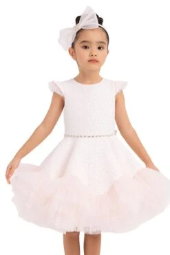 Light Pink Tutu Dress For Little Girl(Light Pink Tutu Dress For Little Girl) -Mia Bambina Store mia bambina boutique Light Pink Tutu Dress for Little Girl 4