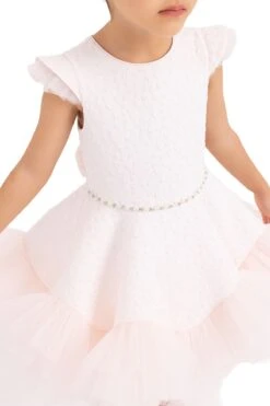 Light Pink Tutu Dress For Little Girl(Light Pink Tutu Dress For Little Girl) -Mia Bambina Store mia bambina boutique Light Pink Tutu Dress for Little Girl 5