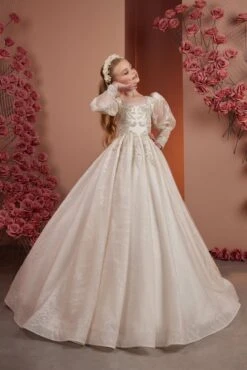 Opulent Cappuccino Elegance Gown(Opulent Cappuccino Elegance Gown)