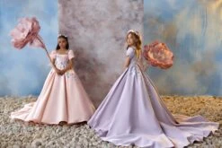 Pastel Pansies Dress(Pastel Pansies Dress) -Mia Bambina Store mia bambina boutique Pastel Pansies Dress 2