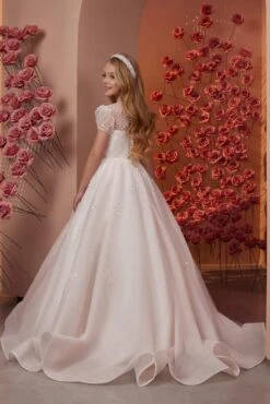 Radiant Heart-Shaped Elegance Dress(Radiant Heart Shaped Elegance Dress) -Mia Bambina Store mia bambina boutique Radiant Heart Shaped Elegance Dress 2