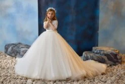 Sparkle Communion Gown(Sparkle Communion Gown) 7 Sparkle Communion Gown(Sparkle Communion Gown) -Mia Bambina Store mia bambina boutique Sparkle Communion Gown 3