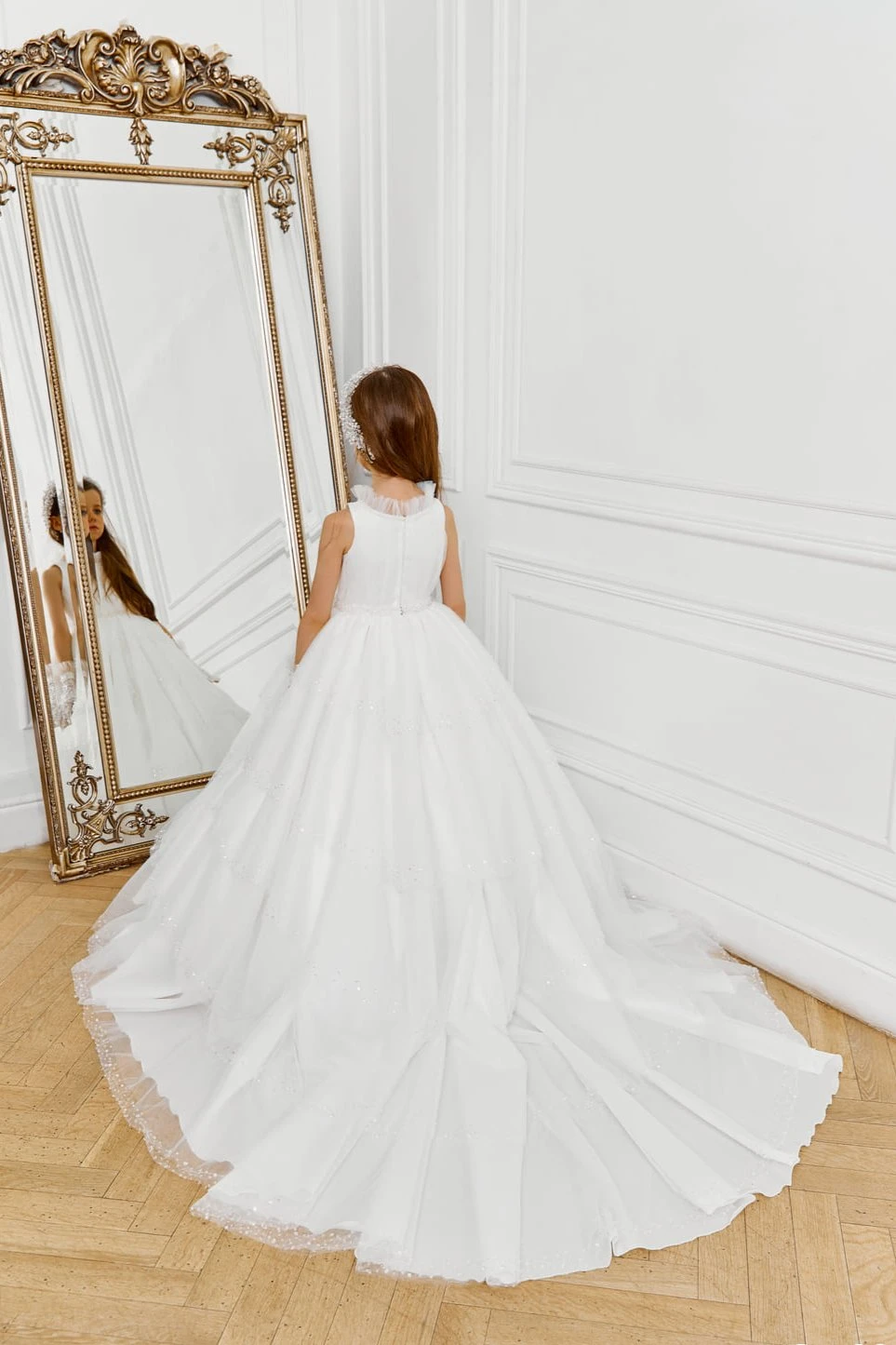 Stylish Chic Flower Girl Ballgown(Stylish Chic Flower Girl Ballgown) 3 Stylish Chic Flower Girl Ballgown(Stylish Chic Flower Girl Ballgown) - Image 3