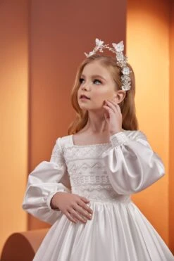 Timeless Princess Communion Dress(Timeless Princess Communion Dress) 6 Timeless Princess Communion Dress(Timeless Princess Communion Dress) -Mia Bambina Store mia bambina boutique Timeless Princess Communion Dress 2