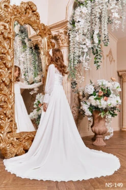 Traditional Sun Dress For First Communion(Traditional Sun Dress For First Communion) -Mia Bambina Store mia bambina boutique Traditional Sun Dress for First Communion 2